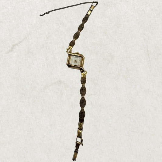 Vintage Hamilton 10K Gold Filled Ladies Watch – Working Retro Bracelet Timepiece