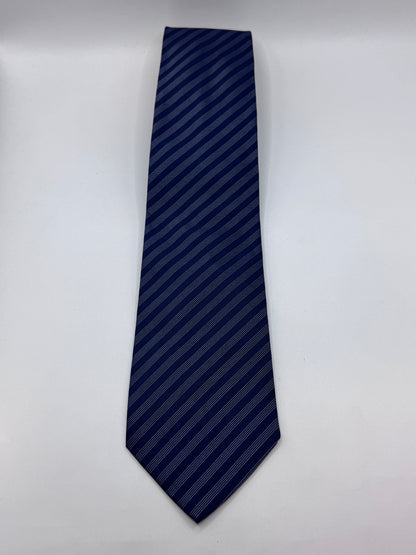 Vintage YSL Yves Saint Laurent 100% Silk Striped Tie, 54” x 3.5” – Excellent Condition