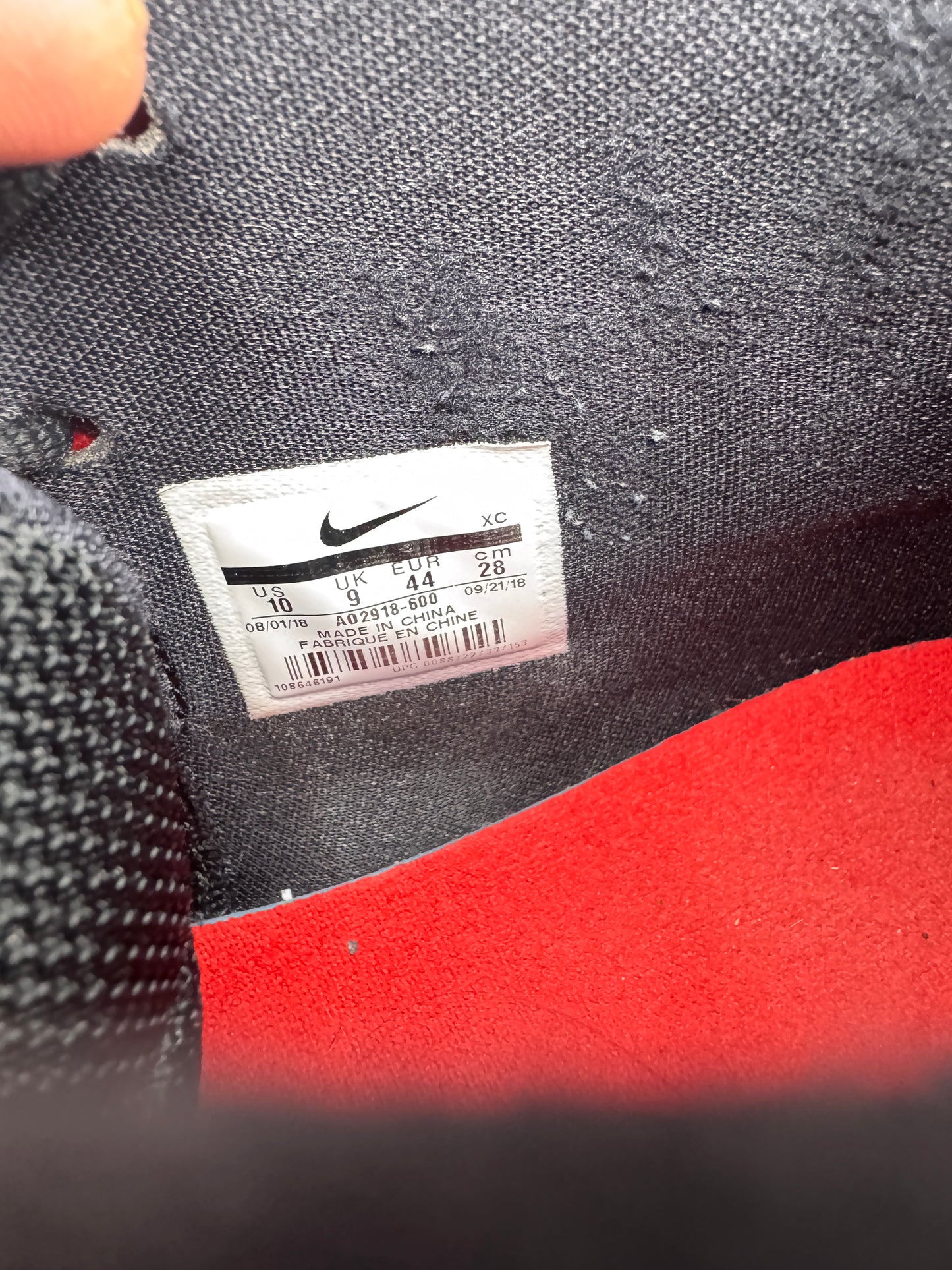 Nike Kyrie 5 “Bred” Basketball Shoes – Men’s Size 10, Black/Red, AO2918-600