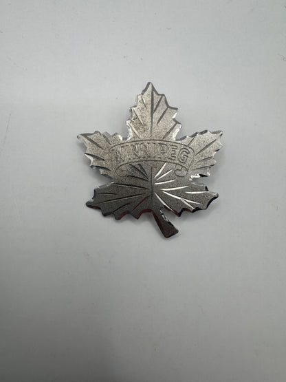 Vintage BOND BOYD Matte Sterling Silver Maple Leaf Brooch – Winnipeg