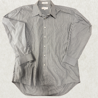Authentic Christian Dior Men’s Shirt – Size 34-35 (17), Striped, French Designer