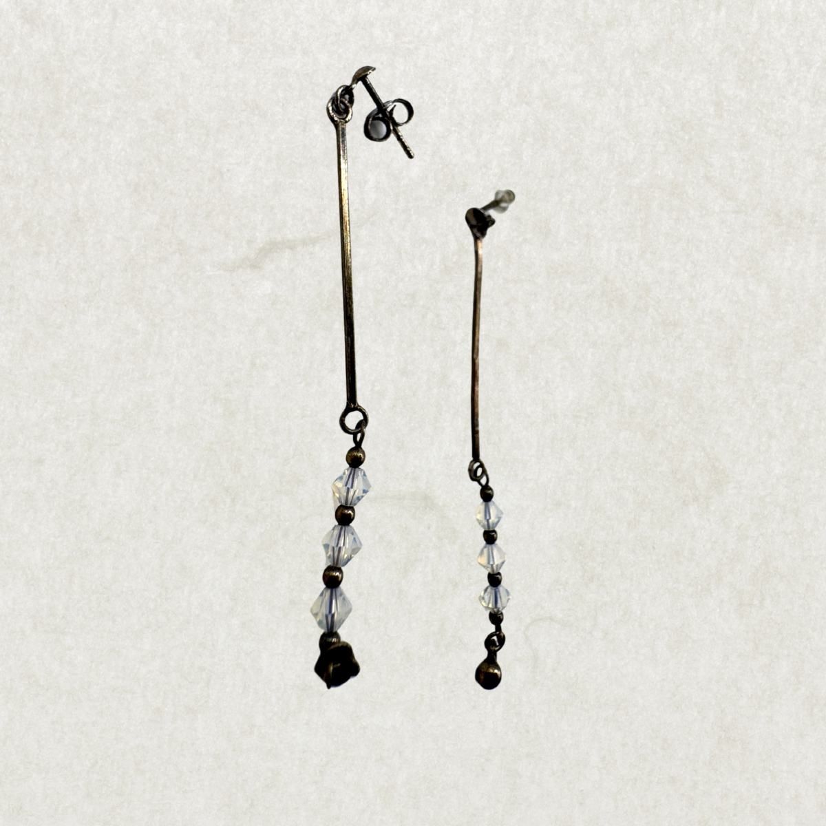 Vintage Artisan Sterling Silver Dangle Earrings – Excellent Condition