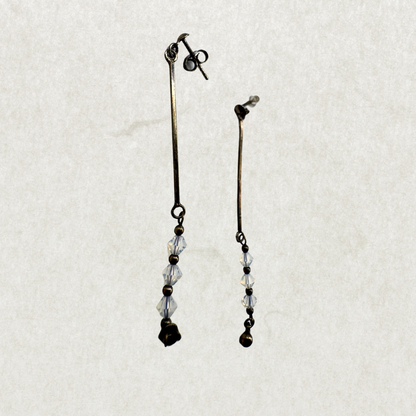 Vintage Artisan Sterling Silver Dangle Earrings – Excellent Condition