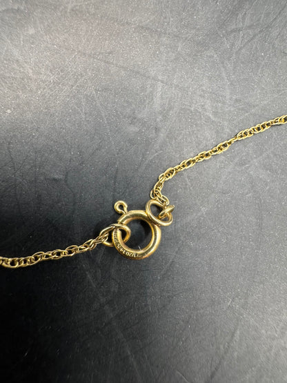 Gold Bar Pendant Necklace