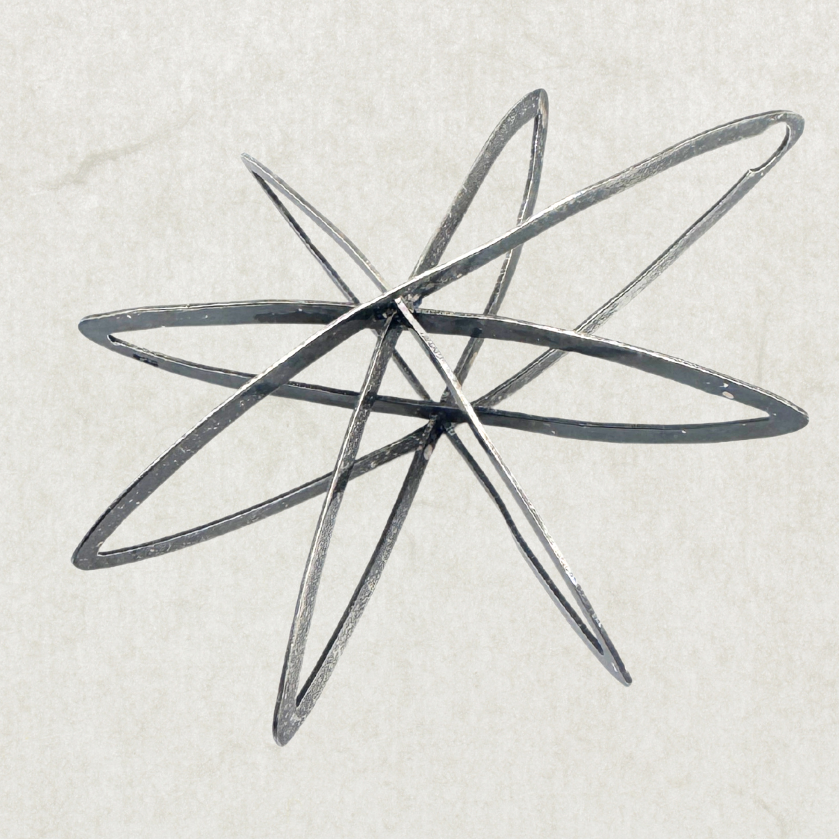 Vintage Sterling Silver Octagram Starshine Pendant – Large Statement Piece