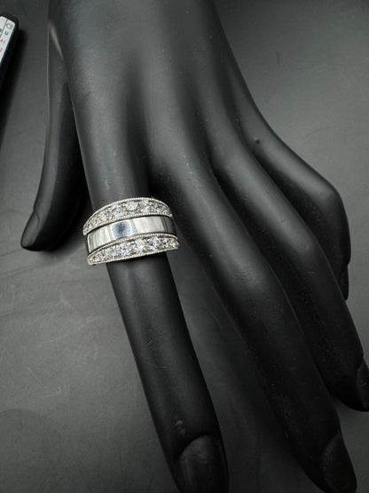 Vintage 925 Sterling Silver Reversible – Size 5