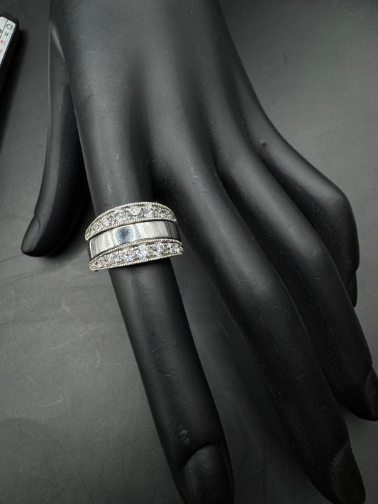 Vintage 925 Sterling Silver Reversible – Size 5