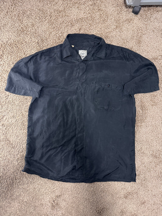 Vintage Fuzi Silks Men’s Shirt – 100% Silk, 70s-80s, Size M-L