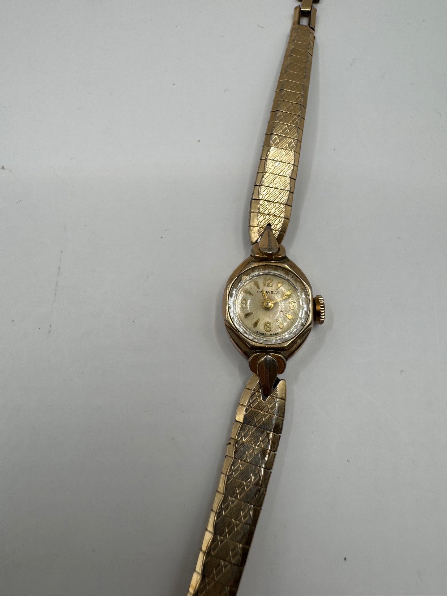 Vintage Caravelle Ladies’ Watch – 10k Gold-Plated, Mechanical, Working