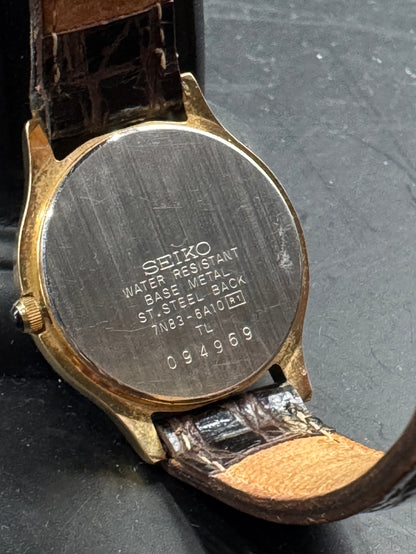 Vintage Seiko Quartz 7N83-6A10 Wristwatch (R1)