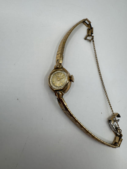 Vintage Caravelle Ladies’ Watch – 10k Gold-Plated, Mechanical, Working
