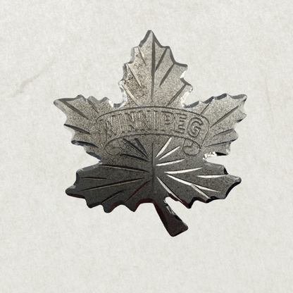Vintage BOND BOYD Matte Sterling Silver Maple Leaf Brooch – Winnipeg