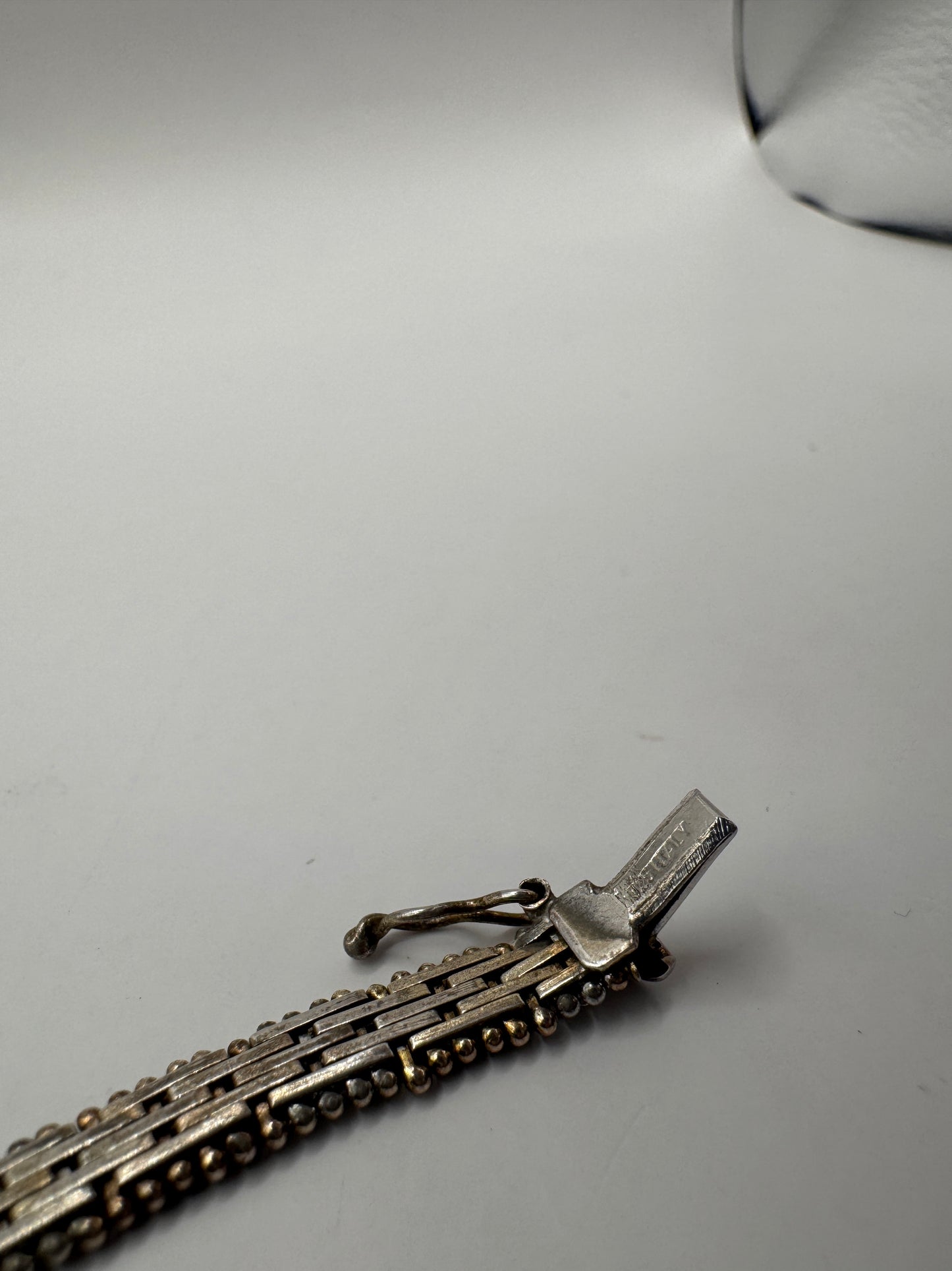 Vintage Sterling Silver Bracelet – Signed Italy 925, Multi-Strand Design