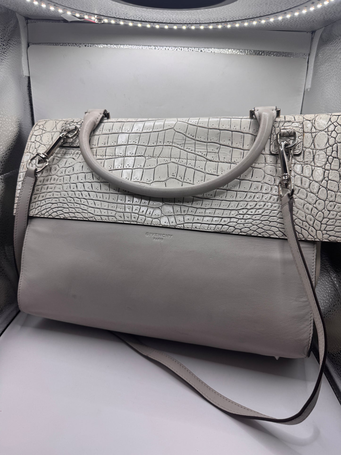 Authentic Givenchy Shark Leather Handbag – Luxury Designer Bag