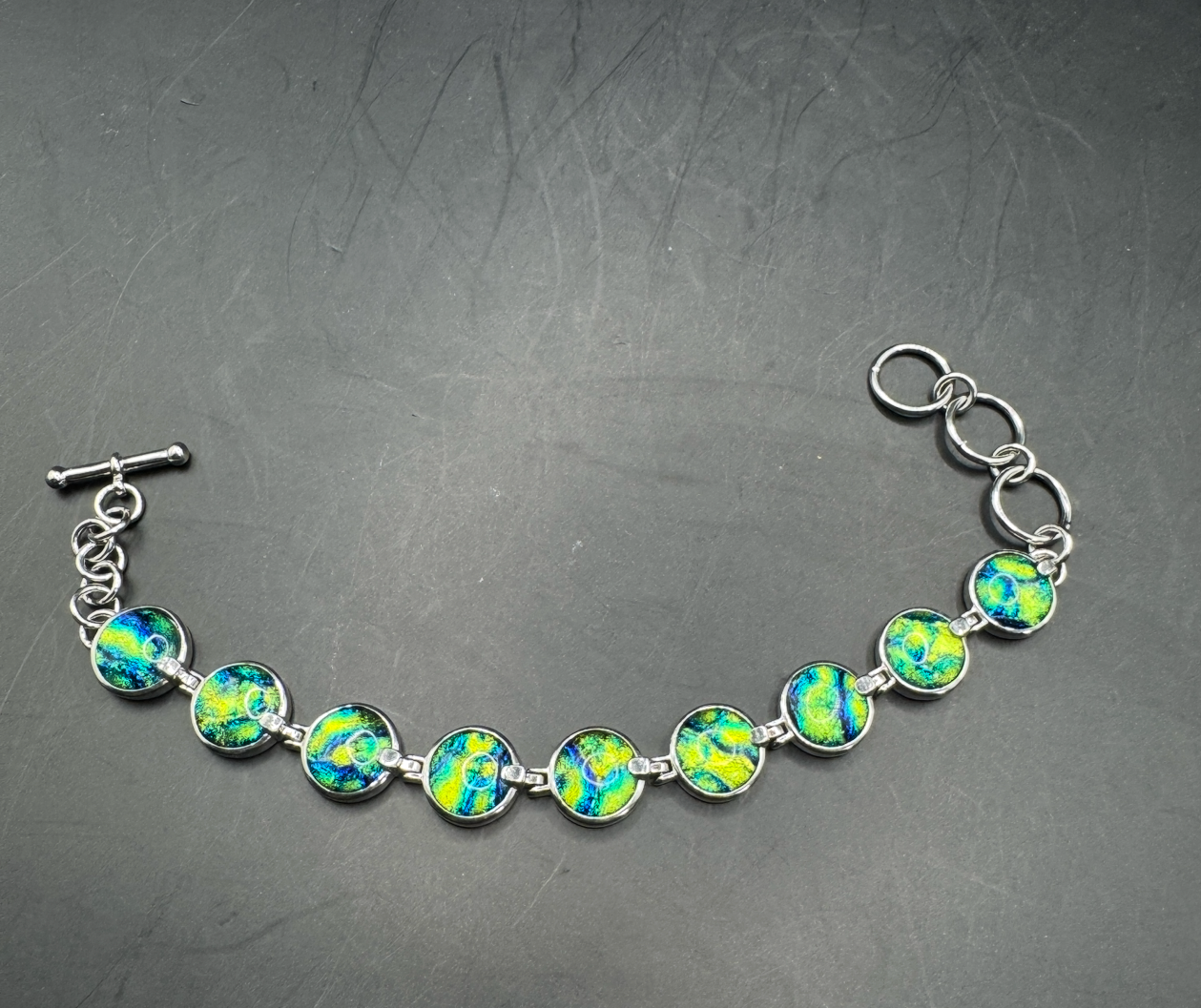 Sarah’s Hope Custom Bracelet CITRON with E’Sperene® Stone Rhodium-Plated, Sterling Silver 925