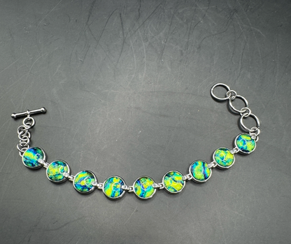 Sarah’s Hope Custom Bracelet CITRON with E’Sperene® Stone Rhodium-Plated, Sterling Silver 925