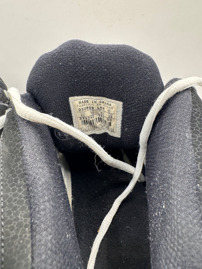 Vintage 2005 Nike Shox Lethal TB – Size 11, White/Black/Blue, Retro Basketball Sneakers