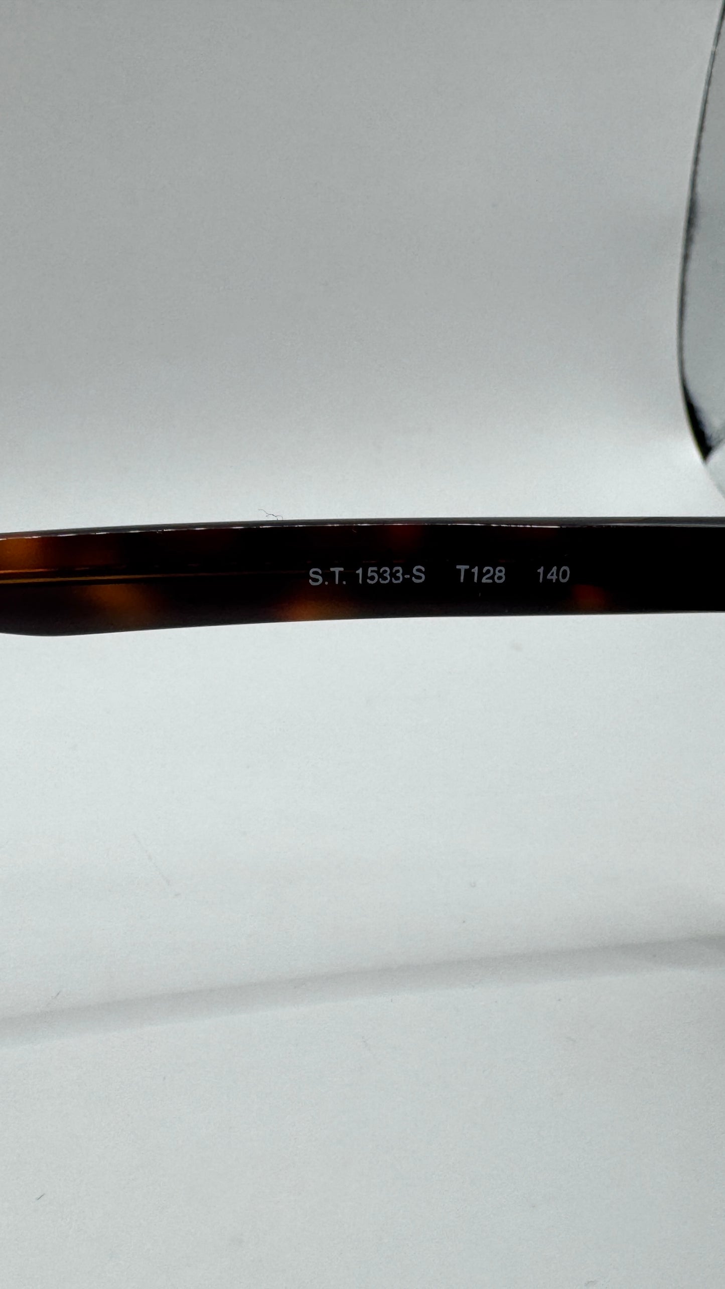 Vintage 90s Sergio Tacchini Tortoise Rectangle Sunglasses S.T. 1533-S Made in Italy