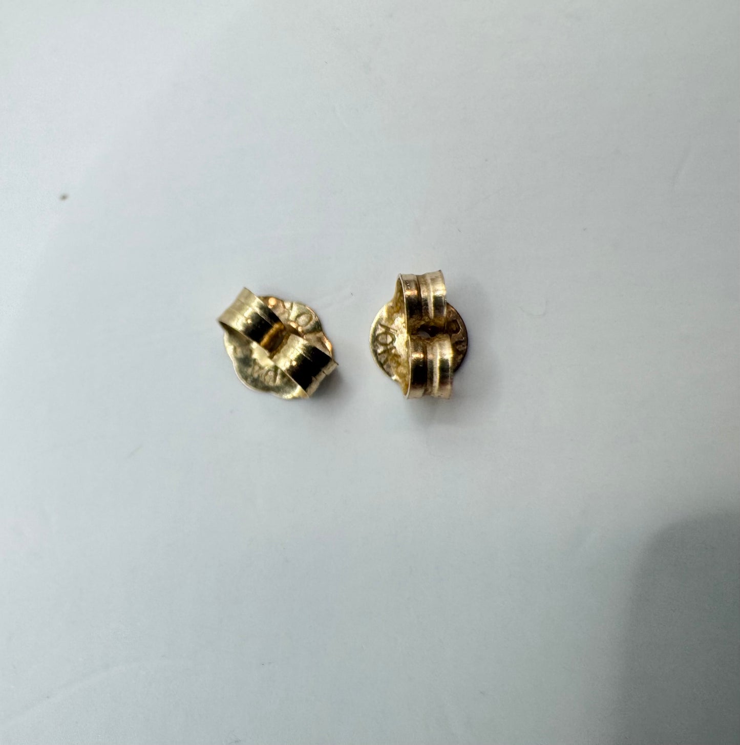 10K Gold Pearl Stud Earrings