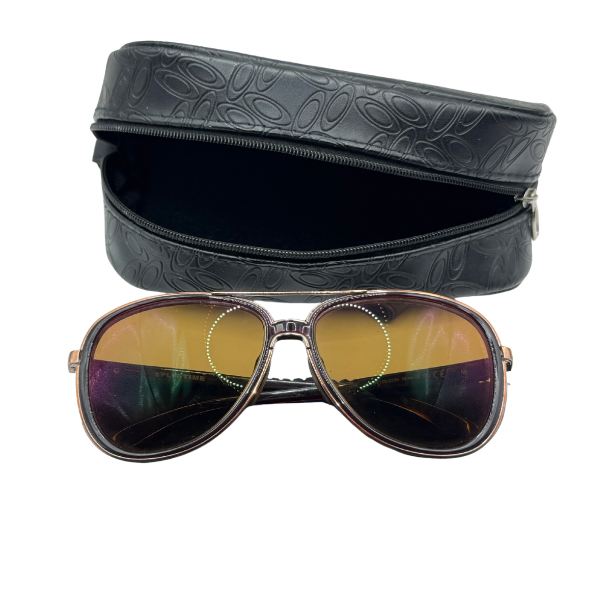 Oakley Split Time OO4129-0258 Women’s Aviator Sunglasses w/ Case – Excellent Condition
