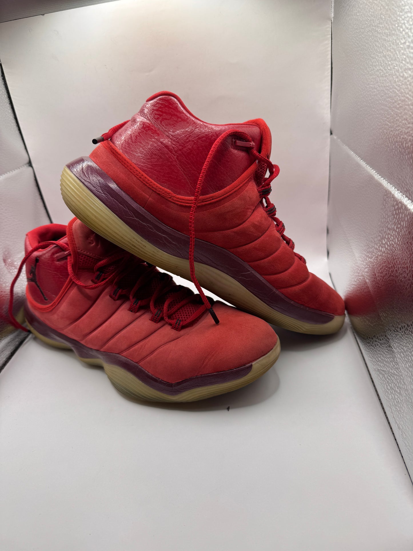 Nike Jordan Super.Fly 2017 Basketball Shoes – Men’s Size 12, Gym Red/Black, 921203-601