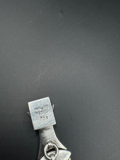 Vintage Taxco Mexico Bracelet – Modernist Link Design, Sterling Silver 925, 50.6g