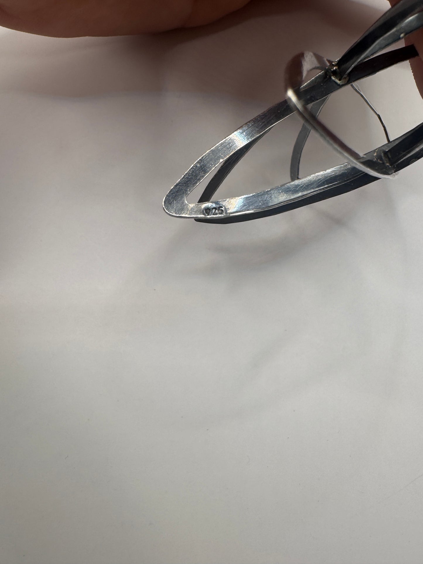 Vintage Sterling Silver Octagram Starshine Pendant – Large Statement Piece