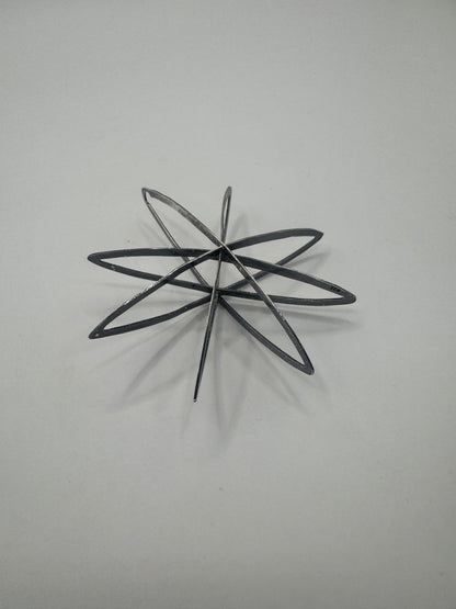 Vintage Sterling Silver Octagram Starshine Pendant – Large Statement Piece