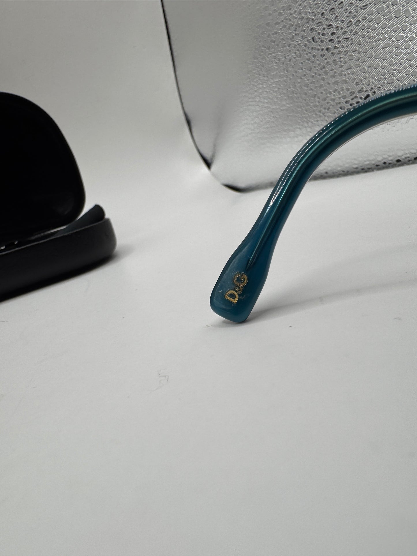 Dolce & Gabbana DD1212 1870 Eyeglasses – Black/Blue (Frame Only, Prescription Lenses Installed)