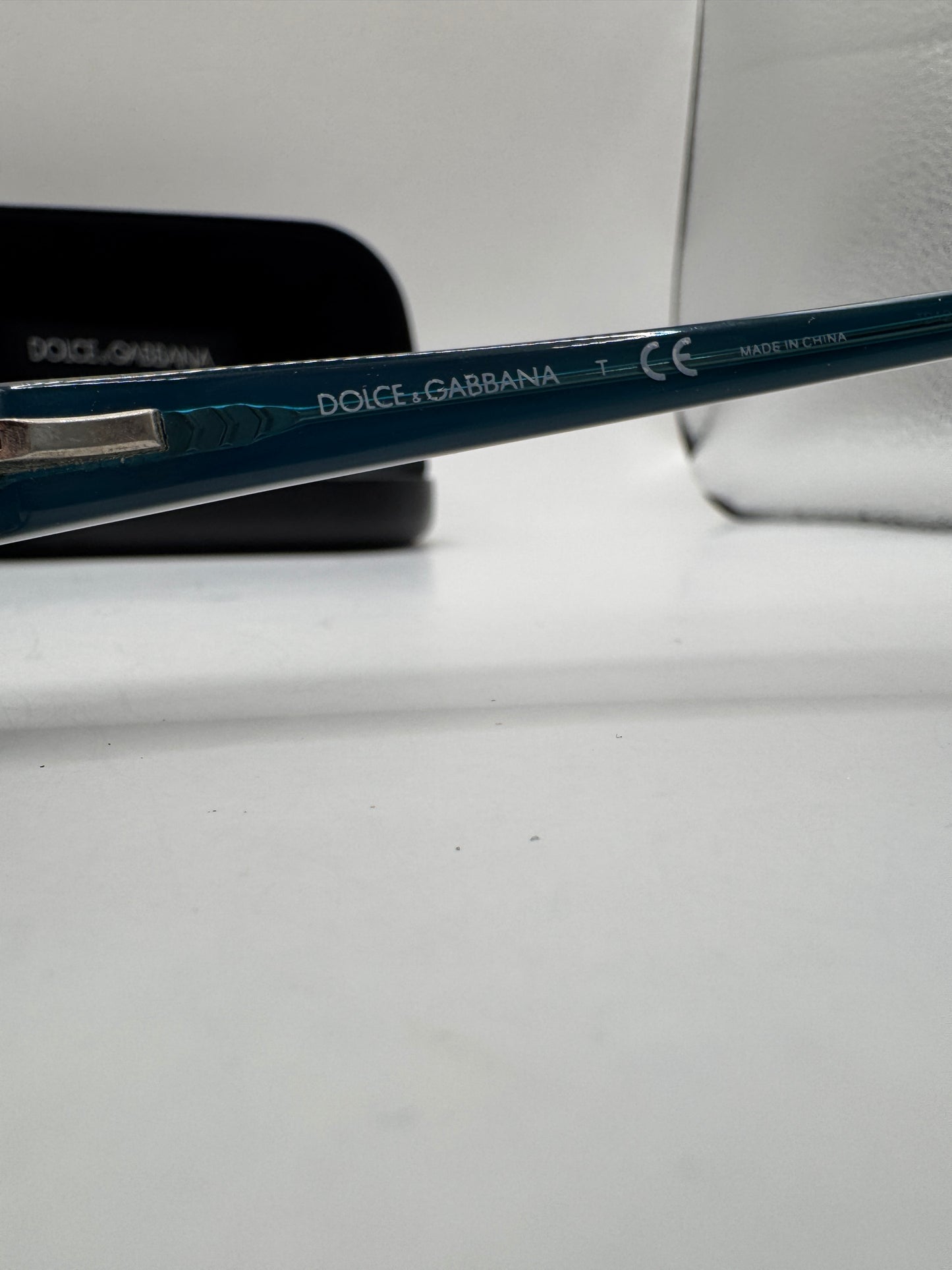 Dolce & Gabbana DD1212 1870 Eyeglasses – Black/Blue (Frame Only, Prescription Lenses Installed)