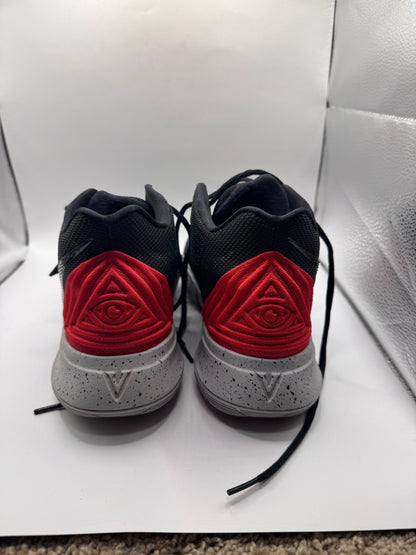 Nike Kyrie 5 “Bred” Basketball Shoes – Men’s Size 10, Black/Red, AO2918-600