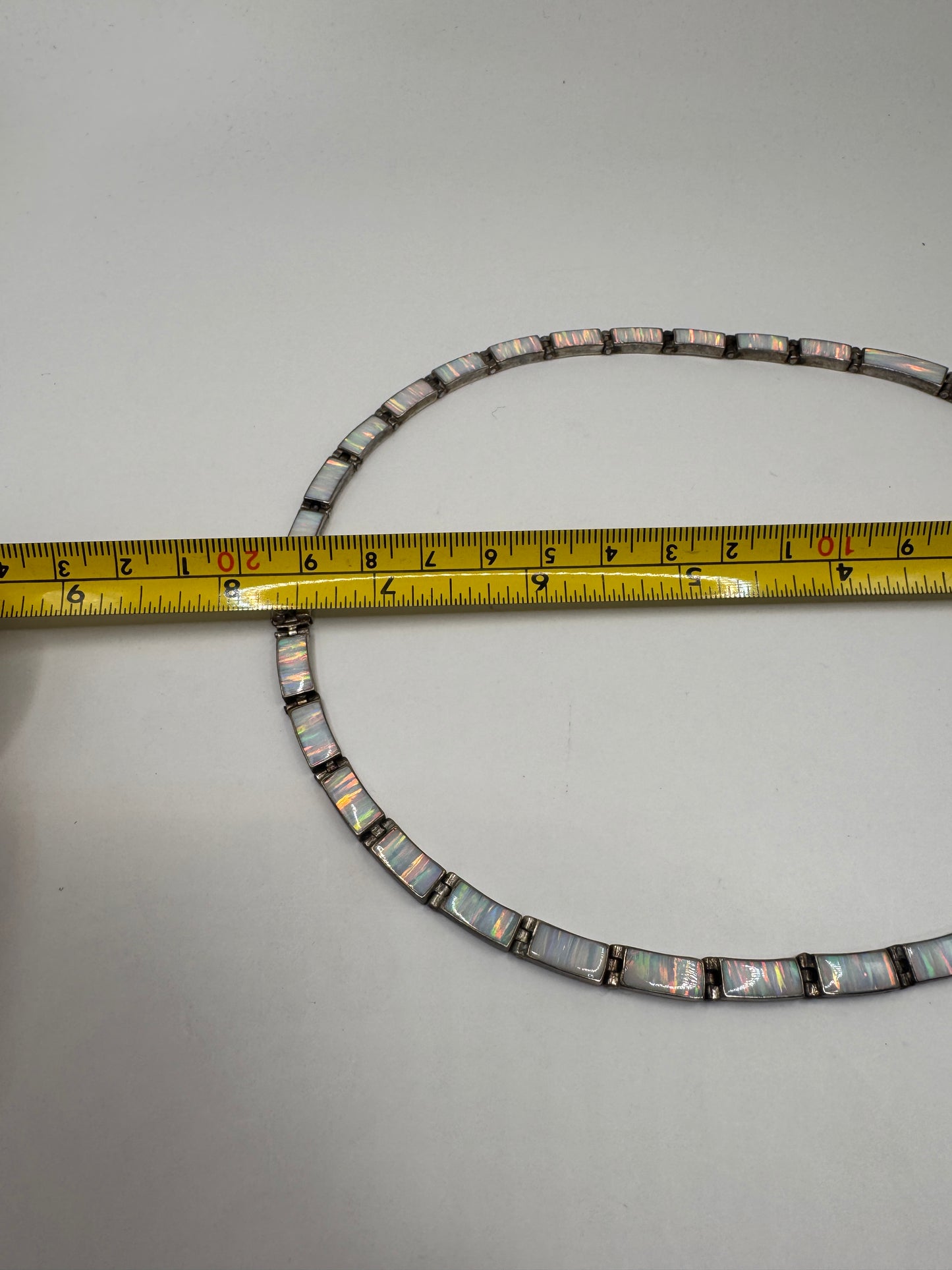 Vintage Opal Cleopatra Necklace – Sterling Silver