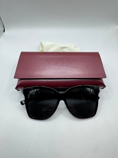 Gucci GG0459SA Sunglasses – Black, Brand New Condition
