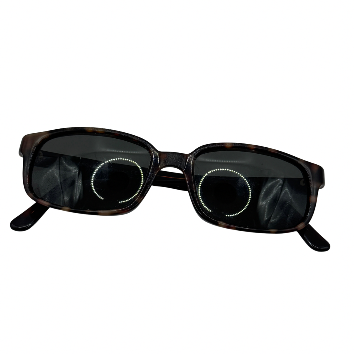 Vintage 90s Sergio Tacchini Tortoise Rectangle Sunglasses S.T. 1533-S Made in Italy