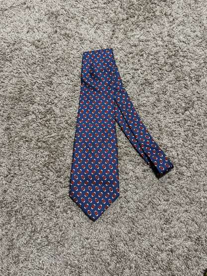 Vintage Polo University by Ralph Lauren 100% Silk Tie – Rare Hand Finished Designer Necktie 55” x 4”