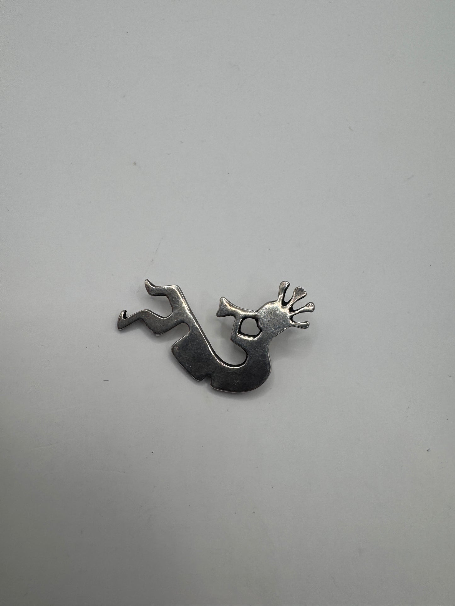 Large Sterling Silver Kokopelli Pendant – Vintage Native-Inspired Design