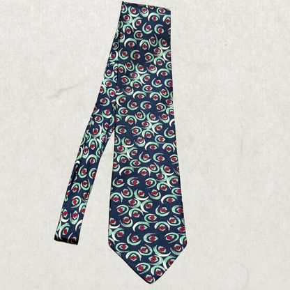 Vintage Chaps Ralph Lauren Tie – Abstract Pattern, 100% Silk, 58”