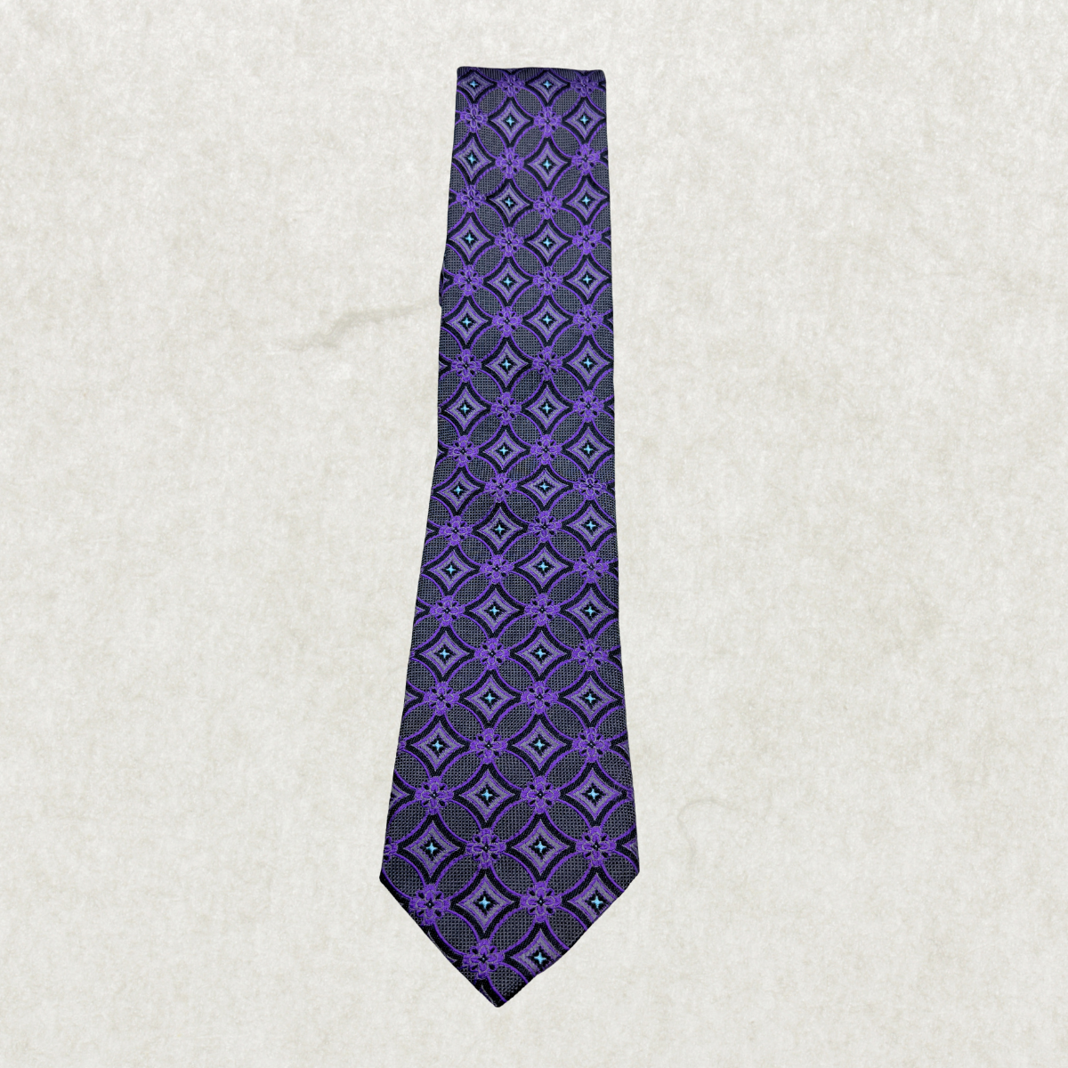 Vintage Serica 100% Silk Tie, Made in Italy, 59” x 3” – Excellent Condition