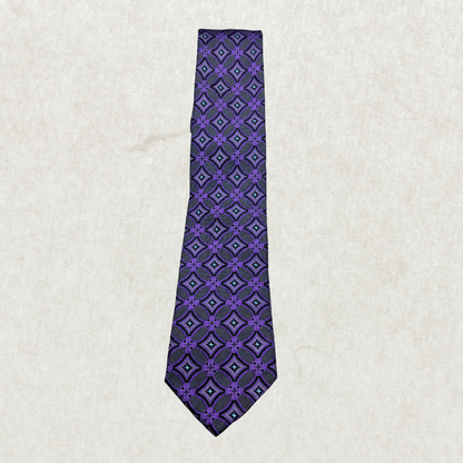 Vintage Serica 100% Silk Tie, Made in Italy, 59” x 3” – Excellent Condition