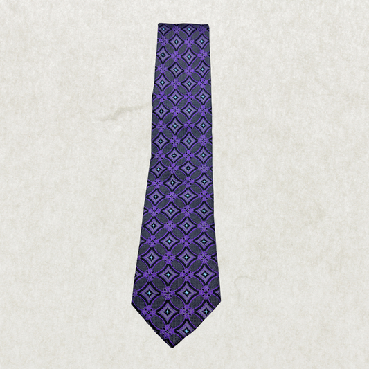 Vintage Serica 100% Silk Tie, Made in Italy, 59” x 3” – Excellent Condition