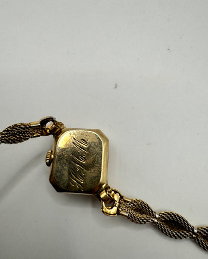 Vintage Hamilton 10K Gold Filled Ladies Watch – Working Retro Bracelet Timepiece