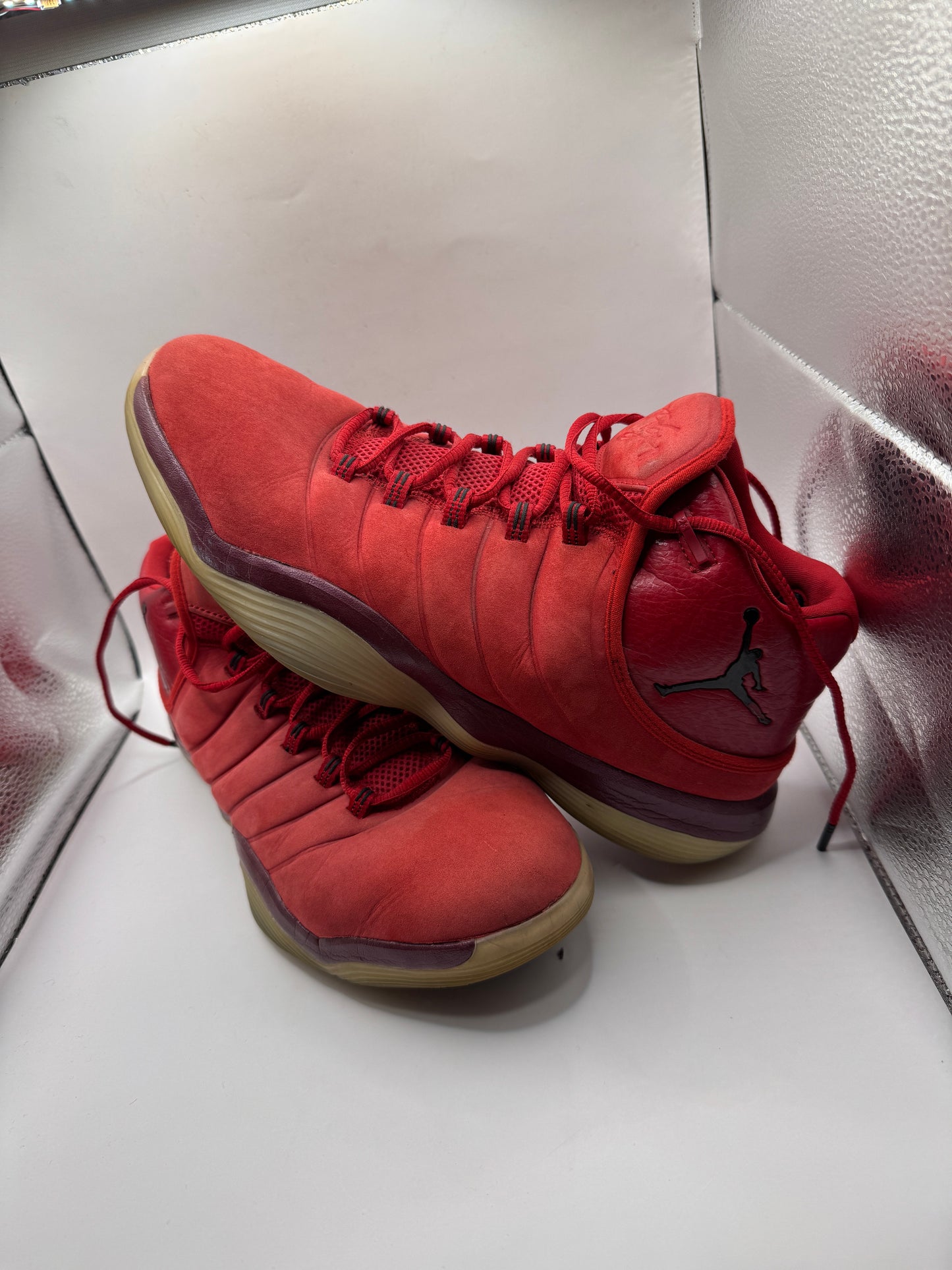 Nike Jordan Super.Fly 2017 Basketball Shoes – Men’s Size 12, Gym Red/Black, 921203-601