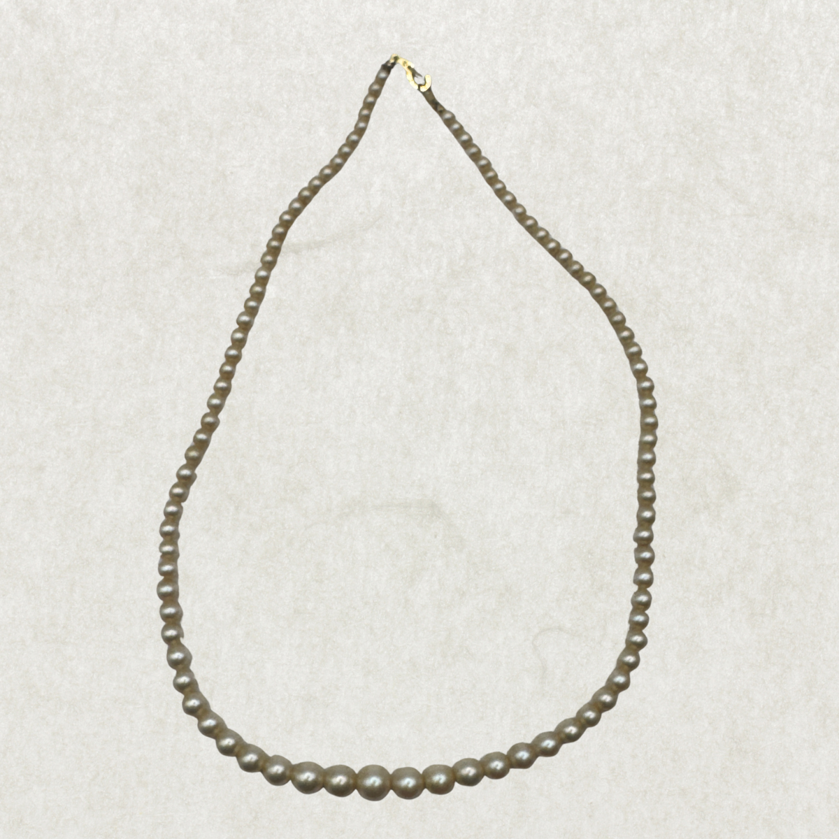 Vintage Natural Pearl Necklace – Painted, Excellent Condition