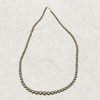 Vintage Natural Pearl Necklace – Painted, Excellent Condition