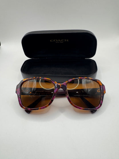 Coach HC 8160 L145 Sunglasses Frame – Prescription Lenses Installed, Tortoise Pink