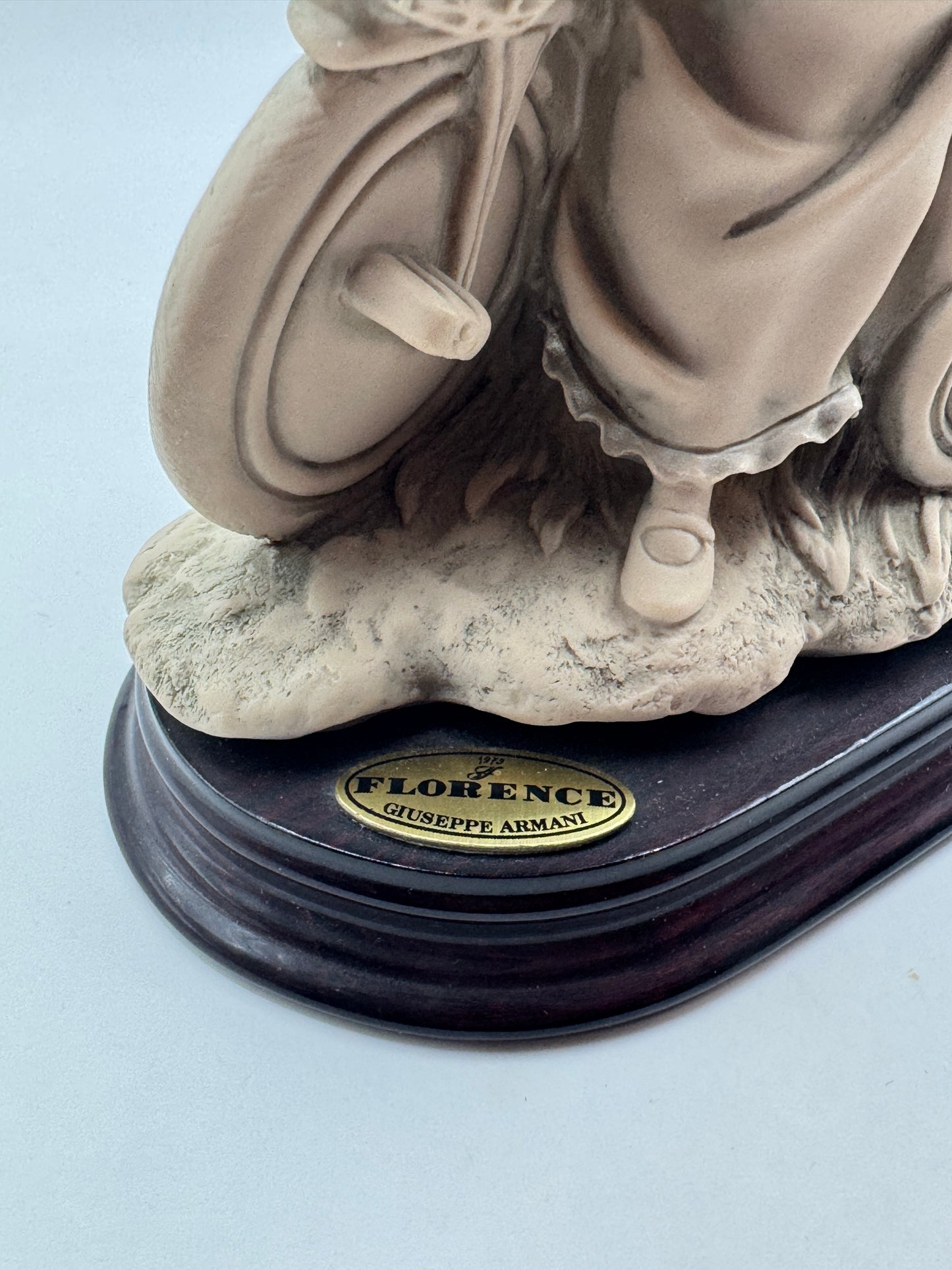 Vintage Giuseppe Armani Florence “Girl with Tricycle” Figurine 1993 Capodimonte – 6” – Excellent Condition
