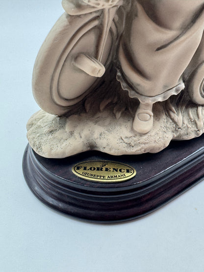 Vintage Giuseppe Armani Florence “Girl with Tricycle” Figurine 1993 Capodimonte – 6” – Excellent Condition
