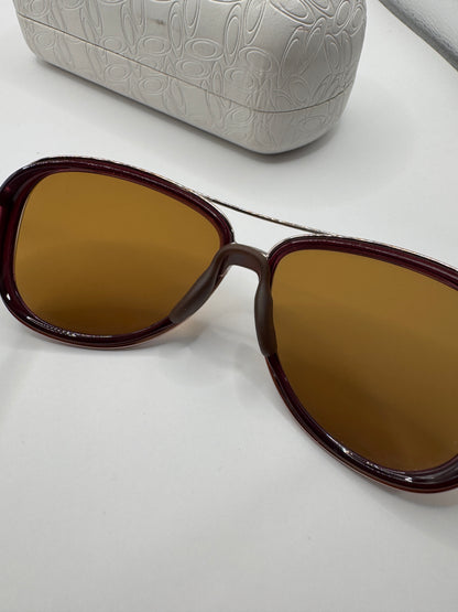 Oakley OO4129 Split Time Sunglasses – Women’s Aviator, Used, Good Condition