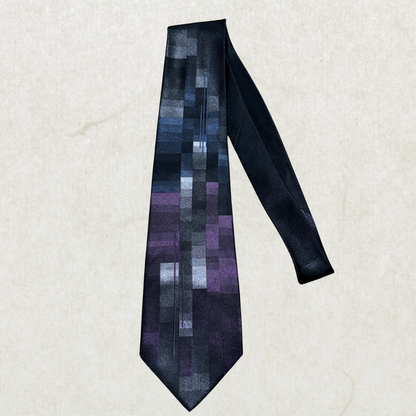 Vintage Pierre Cardin 100% Silk Tie – Abstract Geometric Designer Necktie 57” x 4”