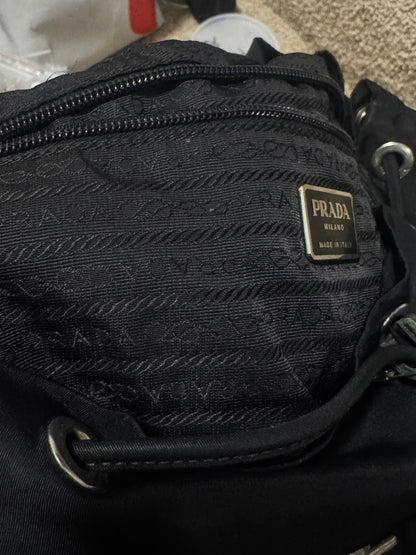Authentic Prada Nylon Backpack Black – Classic Mini Rucksack Italy